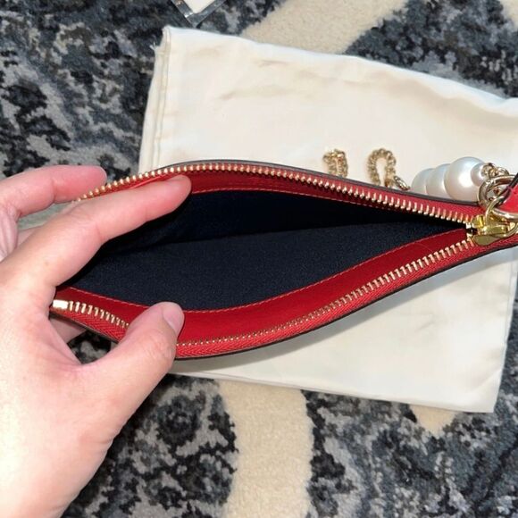 Gucci blooms blue GG coated canvas leather clutch bag - Picture 6 of 7